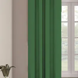 HOUZZCODE Green Set of 2 Black Out Window Curtain image 2