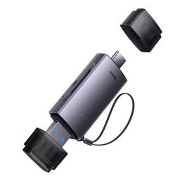 Baseus Lite Series USB-A + Type-C to TF Memory Card Reader Portable 2TB Large Capacity Card Reader Compatible with Phones Tablets Laptops image 3