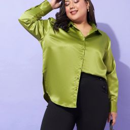 Women Regular Fit Solid Spread Collar Casual Shirt-image-29