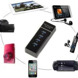 Etake 3.0 USB HUB 4 Port 3.0 USB HUB High-Speed Portable Mini-Hub 3.0 Super Speed USB Adapter image 3