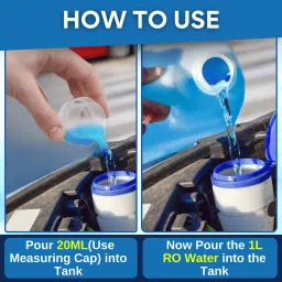 groommm Car Wash Shampoo 250 ml & Car Winshield Washer 250 ml, With Measurement Cap Combo image 5