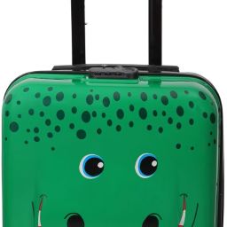 Small Cabin Suitcase (32 cm) 4 Wheels - Junior Kids Trolley Bag-Green - Green-image-19