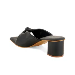 HEELSNFEELS Knotted Open Toe Block Heels image 3