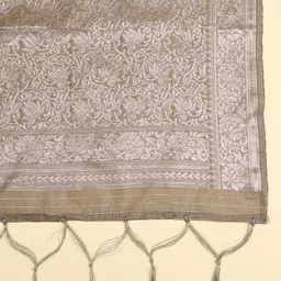 Dupatta Bazaar Ethnic Motifs Woven Design Chanderi Dupatta With Zari image 2