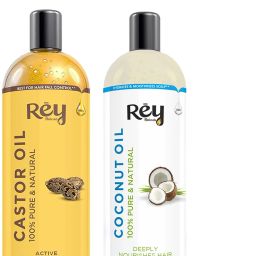 Cold-Pressed, 100% Pure Castor Oil & Coconut Oil - Moisturizing & Healing, For Skin, Hair Care, Eyelashes (200 ml + 200 ml) super saver combo Hair Oil-image-88