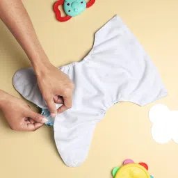 mom's pride Reusable Exclusive Cloth Diapers With Microfiber Inserts Pack of 3 image 3