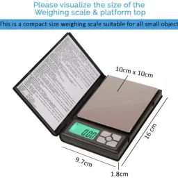 NIVAYO Digital Pocket Weight Weighing Scale Jewellery , Gold, Silver, Platinum, Weighing Mini Machine with Auto Calibration, Tare Full Capacity 6 Weighing Mode (600 gram/0.01 gram) Weighing Scale (Multicolour) Weighing Scale image 3