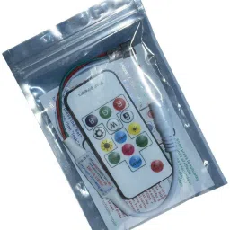 goodsbazaar 14 Keys + Lock + 300 Color Changes RF Wireless Remote LED Driver LED Strip Light 8 A Step Dimmer image 5