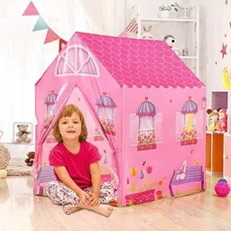 techzage New_Water and Fire Proof Plastic Doll Tent House for Kids-picture-24
