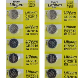 Micro Lithium CR2016 Suitable for car key, Remotes, Toys etc.Battery-15