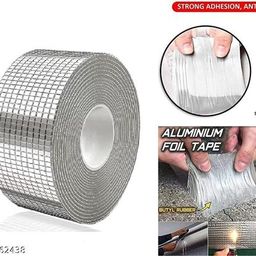 Leakage Repair Waterproof Tape For Pipe Leakage Roof Water Tape Leakage Solution Aluminium Foil Tape Waterproof Adhesive Tape Sealing Butyl Rubber Tape Surface Crack (5cmx5meter) (5 meter)-image-42