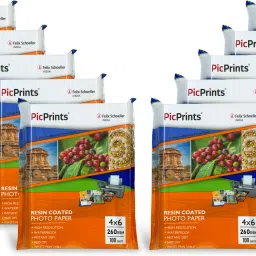Studio Gloss Photo Paper 260 GSM(4X6 inch, 100 sheets, Pack of 10), Resin Coated Unruled 4x6 Inch 260 gsm Photo Paper-11