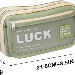 Pencil Pouch Stationery Makeup,Accessories,Essentials,Gift Kids Geometry Box-image-42