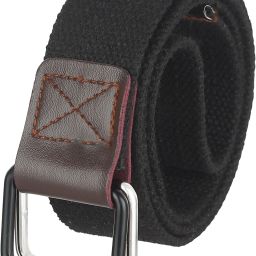 Men & Women Casual Black Canvas Reversible Belt-image-39