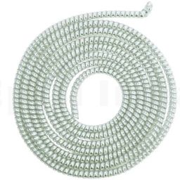 Epaal Spiral Metallic Color (2 Pcs) 1.2 Mtr Each Full Size (Silver) USB, Earphone Cable Protector-image-29