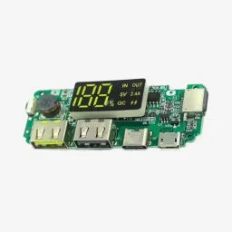 18650 5V 2.4A Lithium Battery Dual USB Output with Digital Display Charging Module image 1