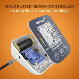 Medtech BP-18 Digital Blood Pressure Monitor – Type-C Rechargeable, Large Display Bp Monitor image 4