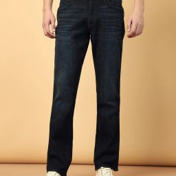 wrangler Men Regular Mid Rise Dark Blue Jeans-picture-34