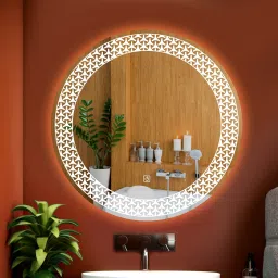LED lighted wall Decorative, 24" X 24" for Wash basin, Make up Bathroom Mirror-28