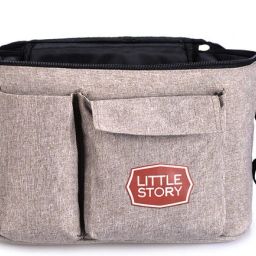 Stroller Organizer Travel Bag- Ivory Diaper Bag-54