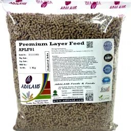 Premium Layer Pallets Feed Vegetable 1 kg Dry Adult, Young, Senior Bird Food-19