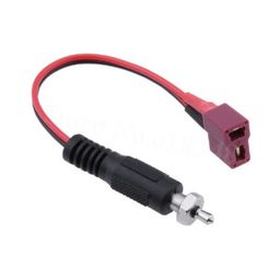 Charger Adapter Cable Deans T Plug Female To Glow ignitor Connector For Nitro Power RC Car Airplane Boat-25