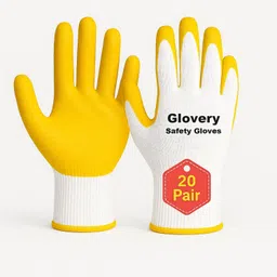 glovery Nitrile Coated Industrial Hand Safety Gloves Gardening Nylon Gloves Nitrile, Nylon Safety Gloves-picture-31