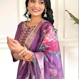 Trendy Attractive Women Dupatta Sets-image-12
