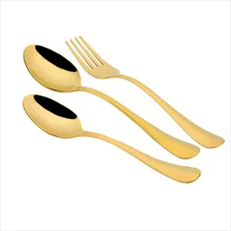 prabha Royal Elante Gold Cutlery 18 Pcs Stainless Steel Cutlery Set-picture-20