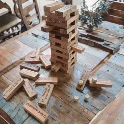 The Naughty Tower Stacking Wooden Blocks Game for Adults Fancy Couple Game Word Games-15