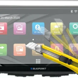 KACA Edge To Edge Screen Guard for Android San Macros 10 " Company Fitted Car GPS : Navigation : Infotainment : Music System Player [Glossy :2] image 2