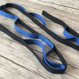 Yoga Belt 10 Loop Option Varient Stretching Strap for Yoga Polyester Yoga Strap-image-4