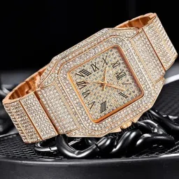 Analog Watch - For Men & Women LU_watch for men copper square L-image-3