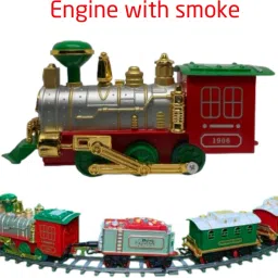 shaarsmart Christmas Toy Train, With Real Smoke image 2