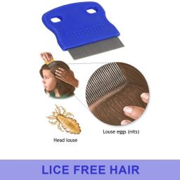 Lice and Egg Removal Comb – Durable Steel Teeth – Safe for Children – 1 pcs-image-92