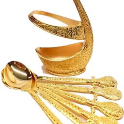 Gold Plated Cutlery Set-image-2