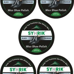 aKuu (Combo of 5) Black Shoes Polish 5x40 gram. Black Shoes Wax Polish. Leather, Synthetic Leather Shoe Wax Polish-image-42