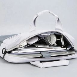 14 Inch Laptop bag notebook bag for macbook air pro briefcase men Waterproof Messenger Bag-image-73