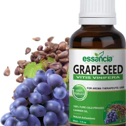GrapeSeed Carrier Oil for Acne & Pimples, Skin Care, Hair, Facial Cleanser and Anti Aging. 100% Pure, Natural, and Organic Cold Pressed Carrier Oil-image-7
