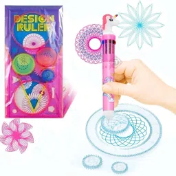 Spirograph Geometric Ruler Spirograph Geometric Ruler With 1 Unicorn Pen For Students Drawing| Geometry Stencil-4