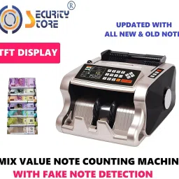 Security Store Mix Value Note Counting Machine With UV Note Counting Machine image 2