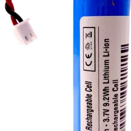 18650 Lithium Li-ion 2 pin wired 3.7v 2200mAh Rechargeable CellBattery-3