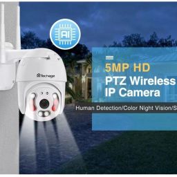 ApnaCam 3MP Wi-Fi PTZ Two-Way Audio Detection Alarm Waterproof Color Night Vision Security Camera image 3