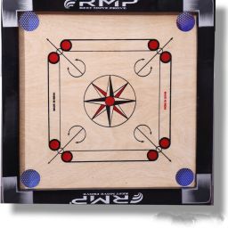 Small Size Carrom Board With 2 Types Of Coins With Striker And Powder 15 cm Carrom Board-12