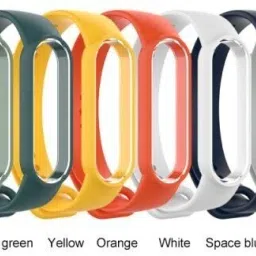 PORTLIX BEST BUY SOFT SILICON BAND BRACELET STRAP COMPATIBLE WITH XIAOMI MI BAND 5 AND XIAOMI MI BAND 6 (NOT FOR MI BAND 4/3/2) (WATCH NOT INCLUDED) (MODEL 2020/2021) COMBO OF 7 PIECES Smart Band Strap-image-3