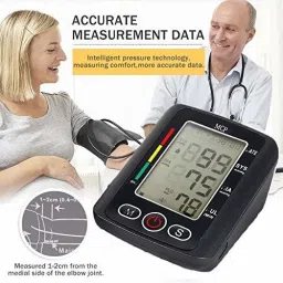 MCP BP Digital Blood Pressure Monitor with USB Charging Port and Pulse Indicator Bp Monitor image 4
