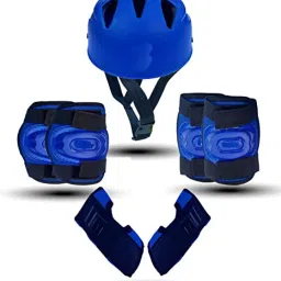 Protective Set for Cycling Skateboard Skating Scooter Age 3 to 7 Year Blue Small Skating Guard Combo-16