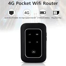 Cokoeye 4G LTE Wireless Dongle with JIO SIM Network Support with 150 Mbps Dongle Speed Data Card image 3