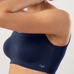 NYKD Solid Wirefree Non Padded Full Coverage Easy-Peasy Slip-On Bra - NYB113 image 3