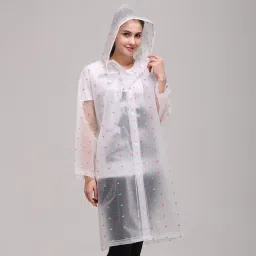 Self Design, Solid Women Raincoat-image-12